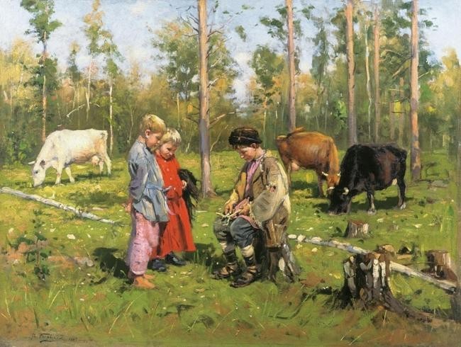 Как леший пастухам помогал, и что ему за это дарили