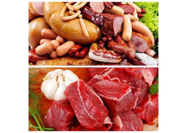 Обработанное и красное мясо
