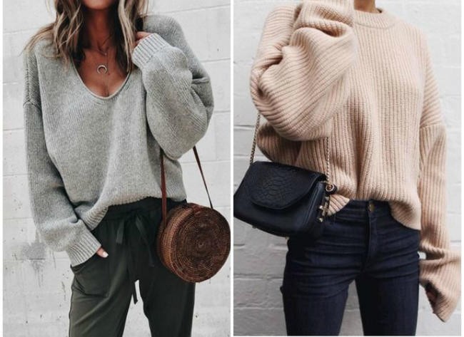 7. Свитера oversize