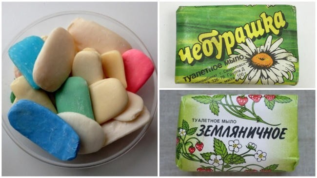 2. Мочалка-«конвертик» с обмылками