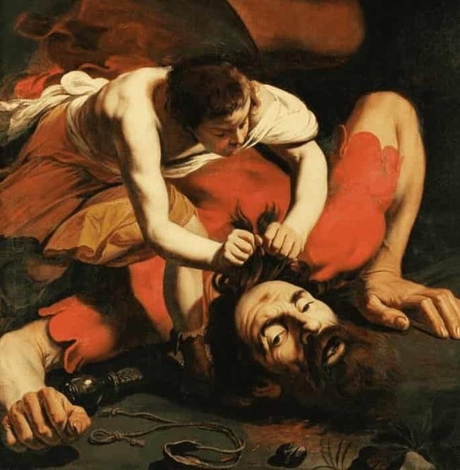 2. Давид с главой Голиафа (1610) Караваджо