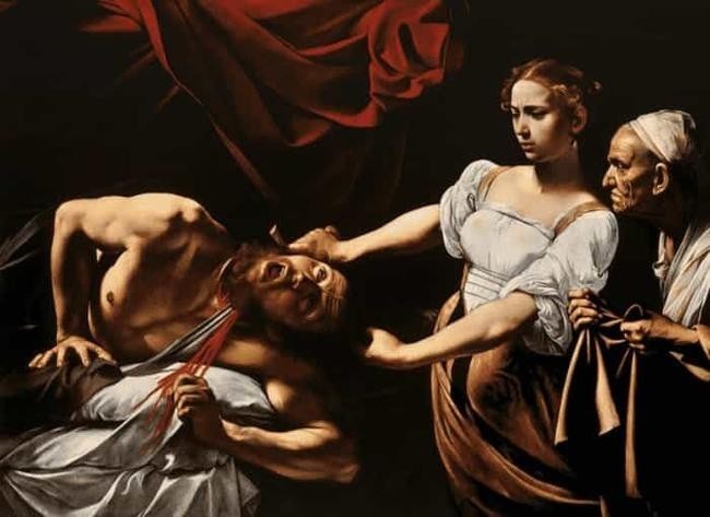 3. Юдифь и Олоферн (1599) Микеланджело да Караваджо