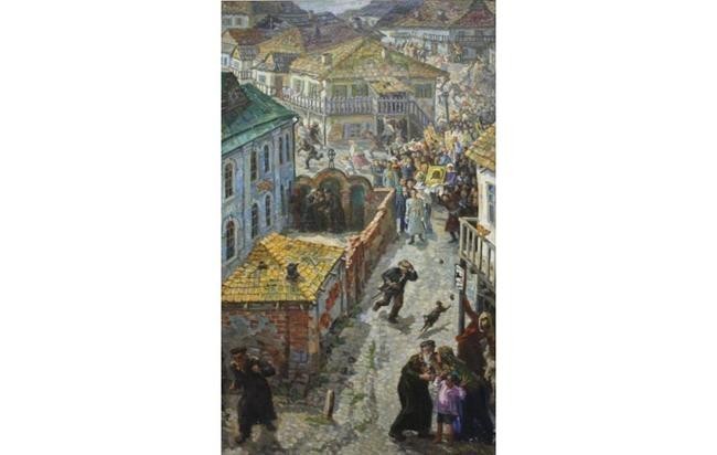 «Погром», Василий Сильверстов, 1934