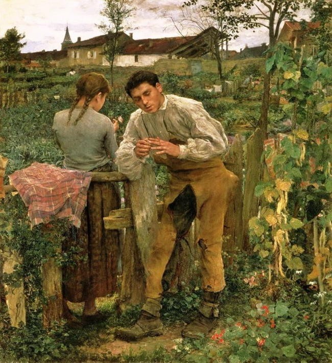 Жюль Бастьен-Лепаж «Деревенская любовь»