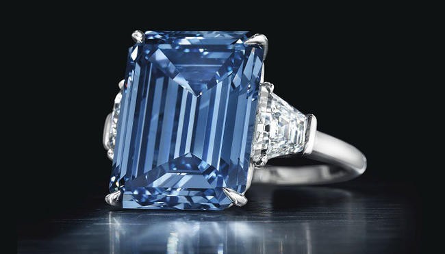 10. Бриллиант Oppenheimer Blue (58 миллионов)