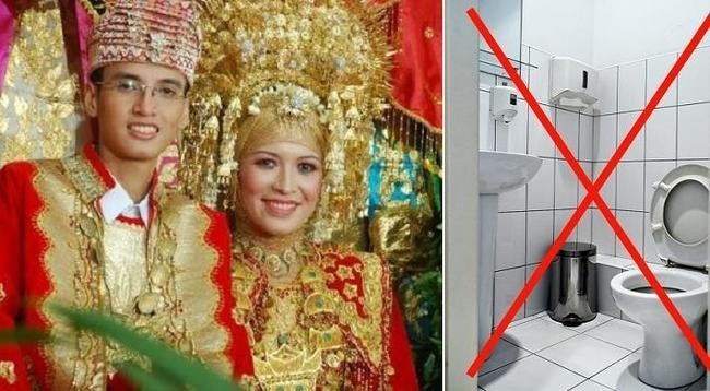 Индонезия: никакой ванны и туалета после свадьбы