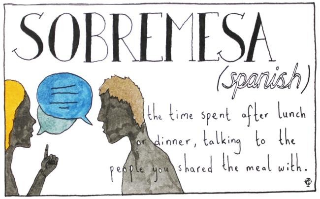 Sobremesa (испанский)