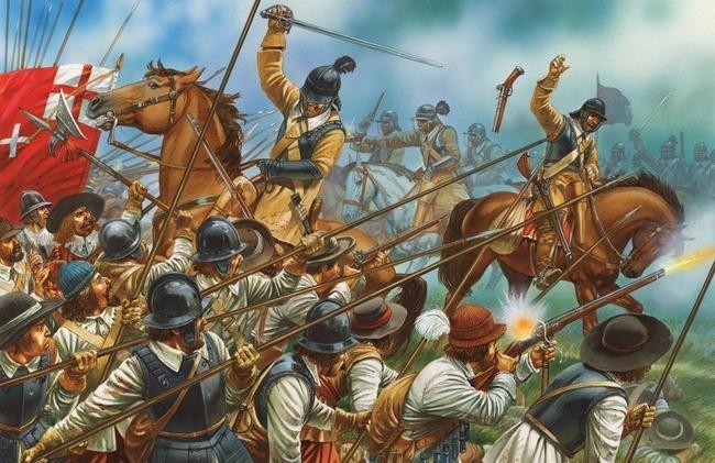 Война с роялистами — «железнобокие» Кромвеля