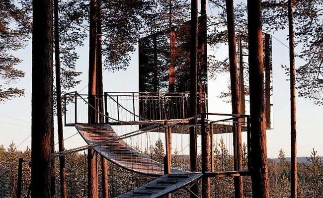 Отель на дереве TreeHotel, Швеция