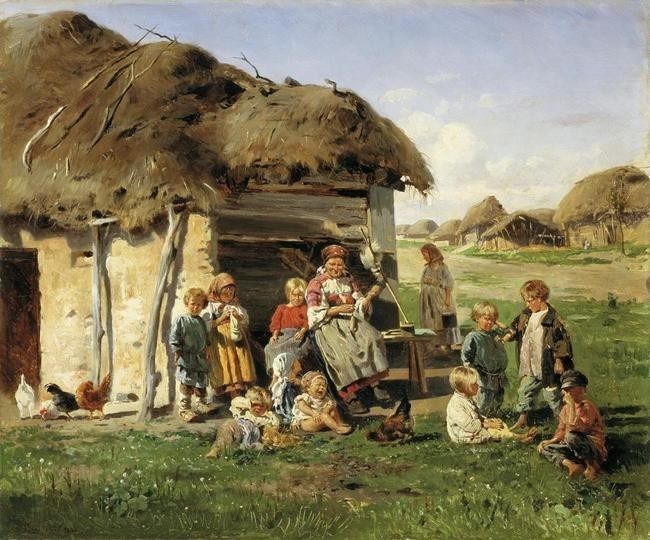 Воспитание детей крепостных