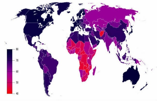 7. Продолжительность жизни была намного меньше, чем сегодня