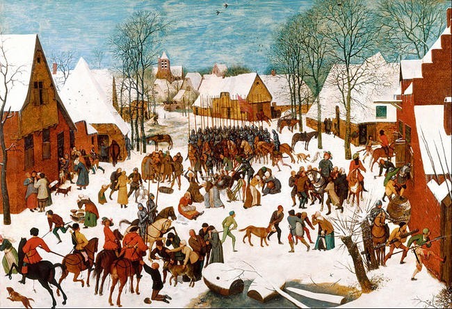 1. Избиение младенцев (ок. 1565-1567). Питер Брейгель Старший