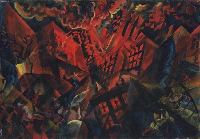 9. Взрыв (1917). Георг Гросс