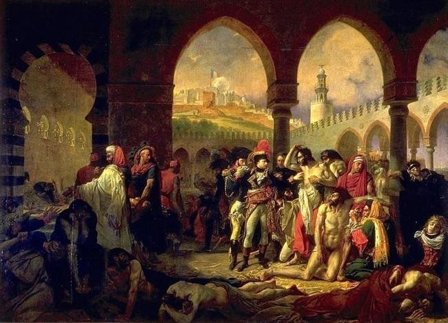5. Бонапарт возле больных чумой в Яффо (1804). Антуан-Жан Гро