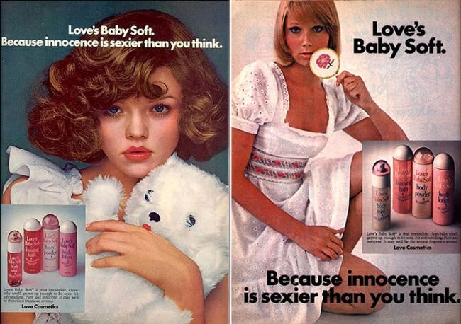 1. «Love's Baby Soft» Dana или невинно-соблазнительный образ Лолиты