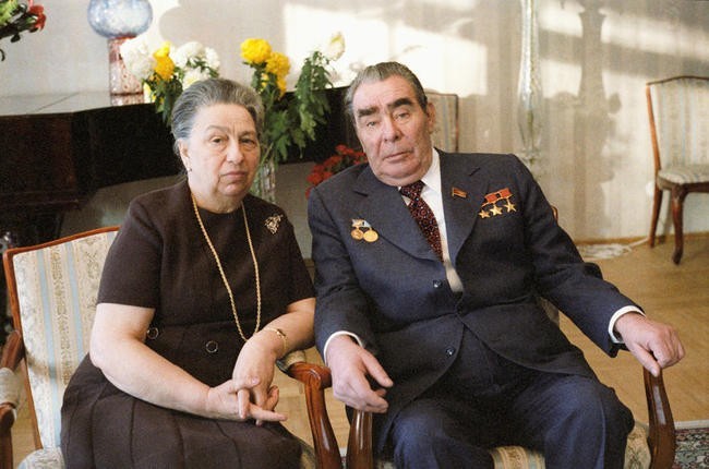 Леонид Брежнев и его Виктория Петровна