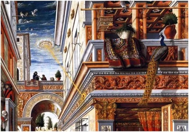 Благовещение со святым Эмидием, Англия, 1486 г.