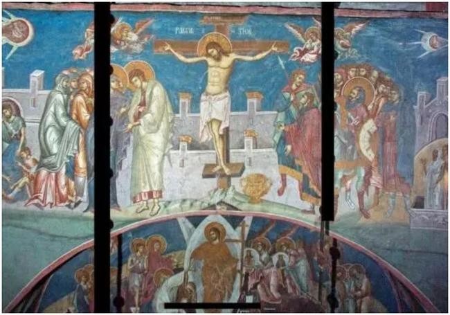 Распятие Христа, Косово, 1350 г.