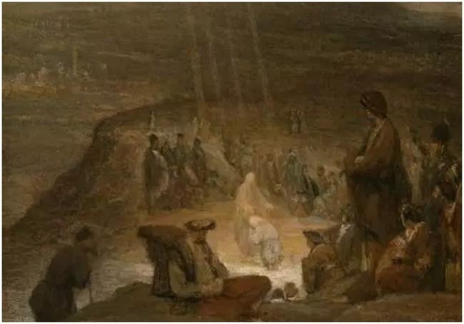 Крещение Христа, Аерт Де Гелдер, 1710 г.