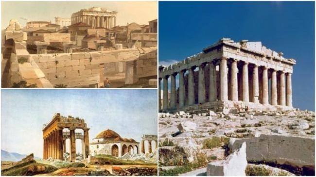 9. Афинский Акрополь (Pantheon) в Греции (построен 560—527 лет до н.э)