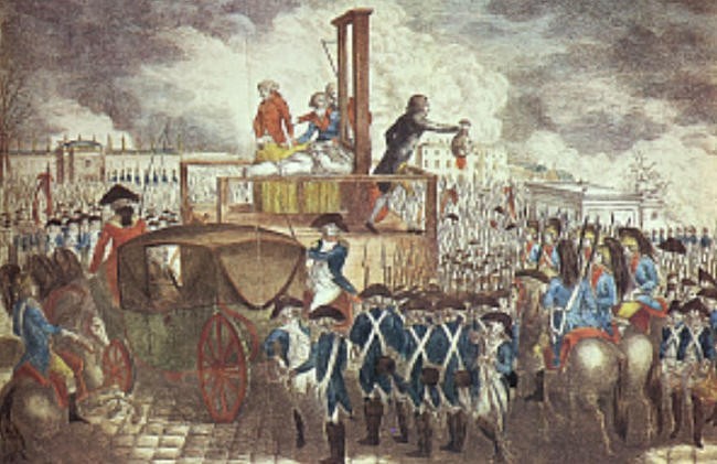 1. Казнь Людовика XVI. 21 января 1793