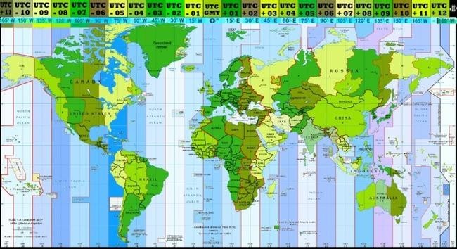 6. Как Земля «одела» часовые пояса