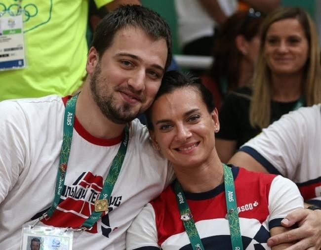 Елена Исинбаева и Никита Петинов