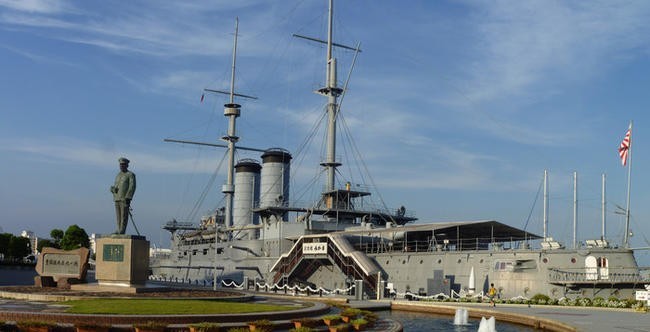 10. Броненосец «Микаса»