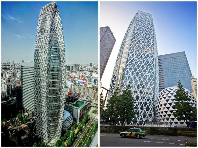 9. Небоскреб Mode Gakuen Cocoon Tower в Токио (Япония)