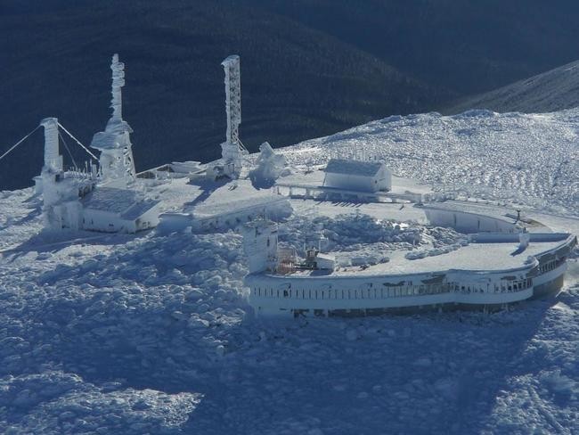 Вершина горы Вашингтон в Соединенных Штатах Америки