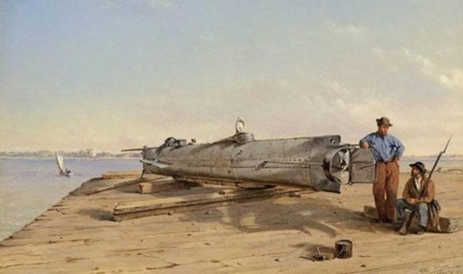 1. Подводная лодка Горация Ханли