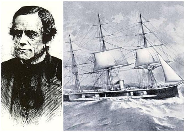 4. Парусный броненосец HMS Captain Купера Фипса