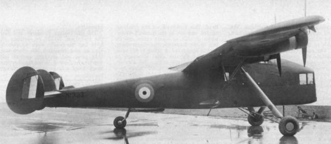 8. General Aircraft G.A.L. 38 Fleet Shadower