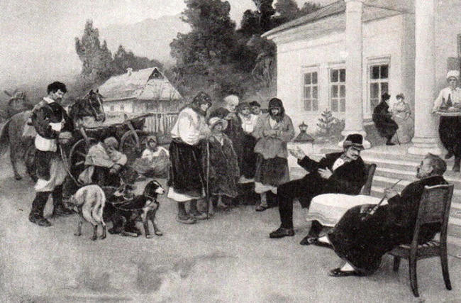 Богатые поместья и громкие попойки