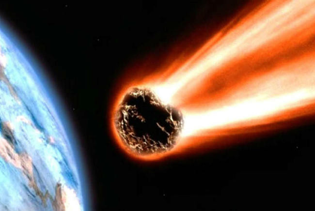 4. Пылающий метеорит