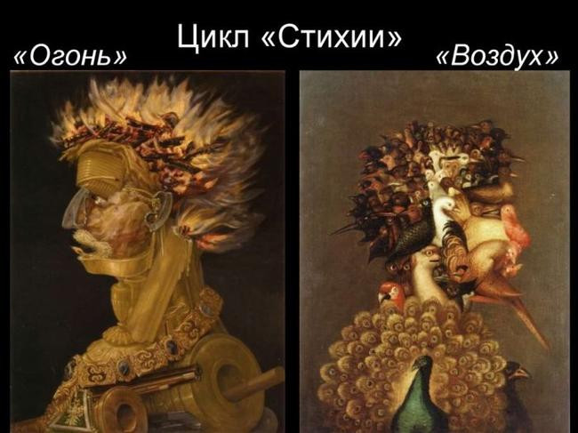 «Четыре стихии» Арчимбольдо