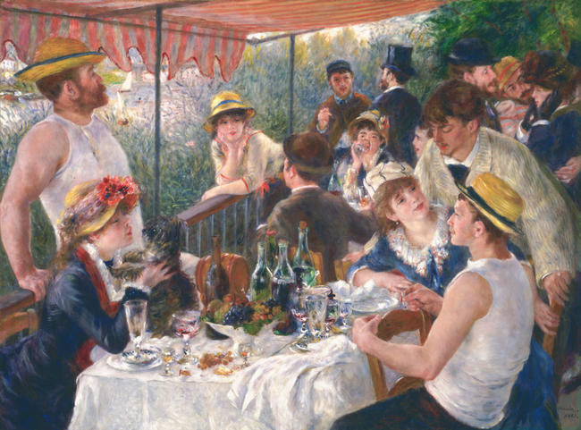 14. Пьер Огюст Ренуар, «Завтрак гребцов» (1881)