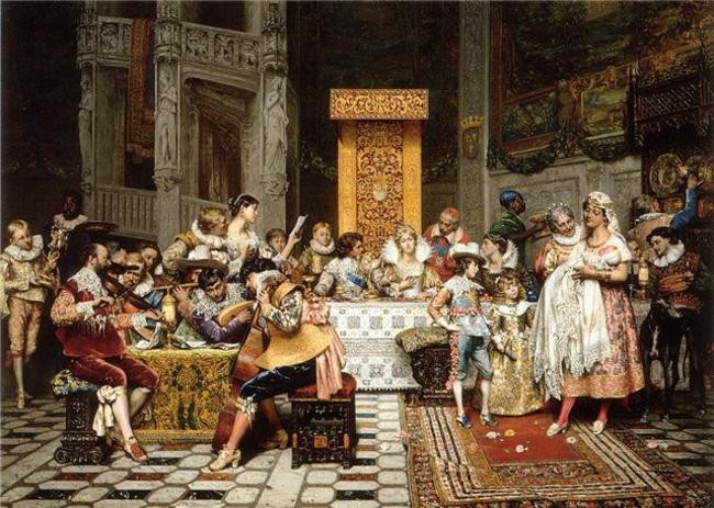 11. Обеды подавали в большом зале согласно статусу