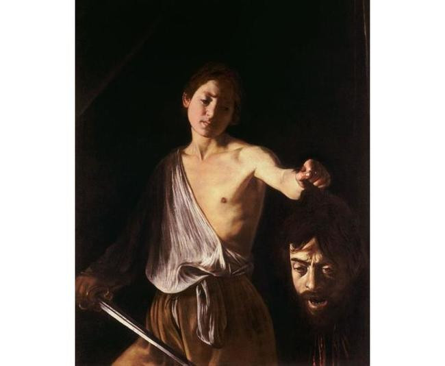 11. Давид с головой Голиафа, 1607 год