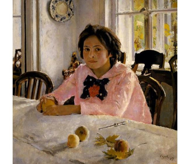 13. Валентин Серов, «Девочка с персиками» (1887)
