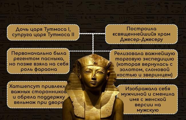 8. Период ее правления - период расцвета Египта