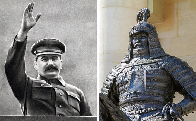 Иосиф Сталин и Чингисхан