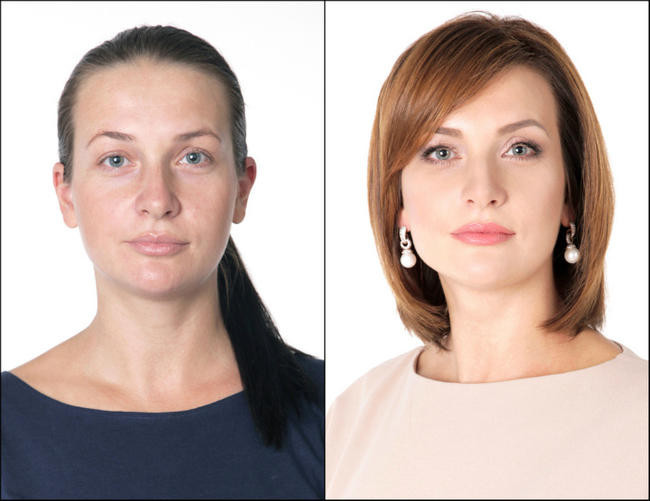 3. Серая прическа