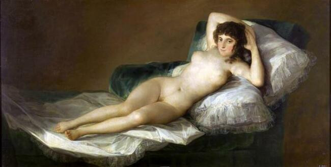 2. Обнажённая Майя, Франсиско Гойя, 1800 год