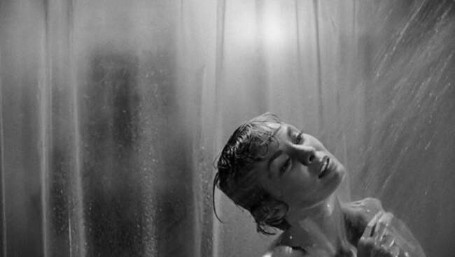 9. Психо (1960) – сцена в душе