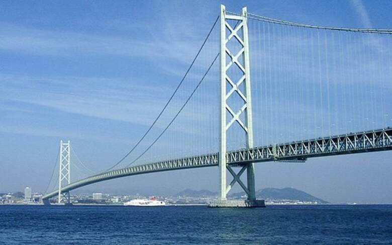 18. Мост Акаси-Кайкио (Akashi-Kaikyō), Япония