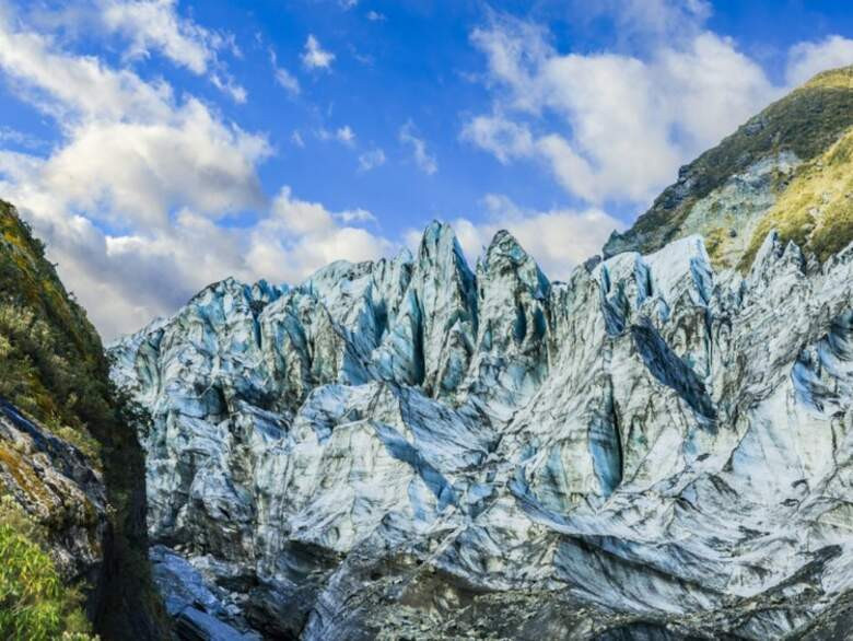 29. Ледник Фокса (Fox Glacier), Южный Остров, Новая Зеландия