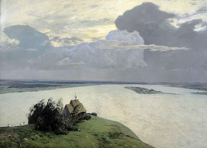 1. Исаак Левитан. Над вечным покоем, 1894