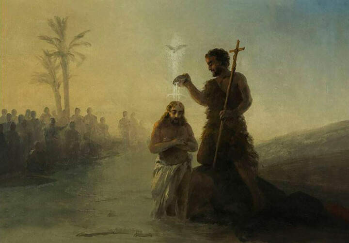 7. Иван Айвазовский. Крещение. 1890-е