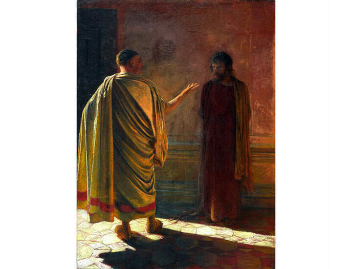 8. Николай Ге. Что есть истина? 1890